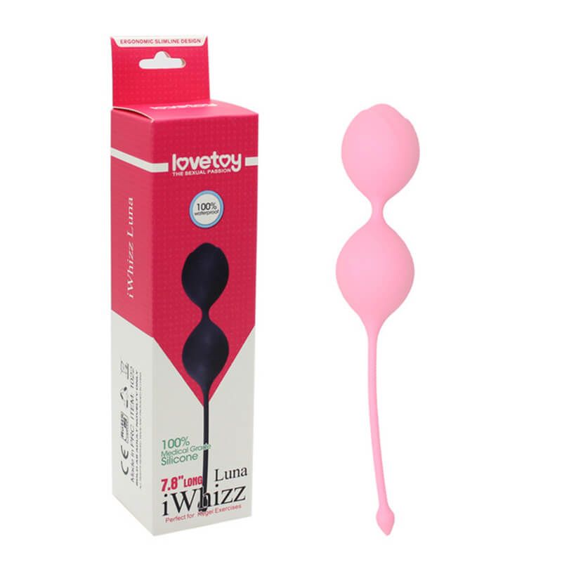 вагинальные шарики lovetoy iwhizz luna, розовые в Воронеже