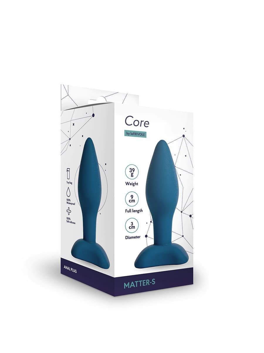 анальная пробка matter, цвет кобальт в Воронеже