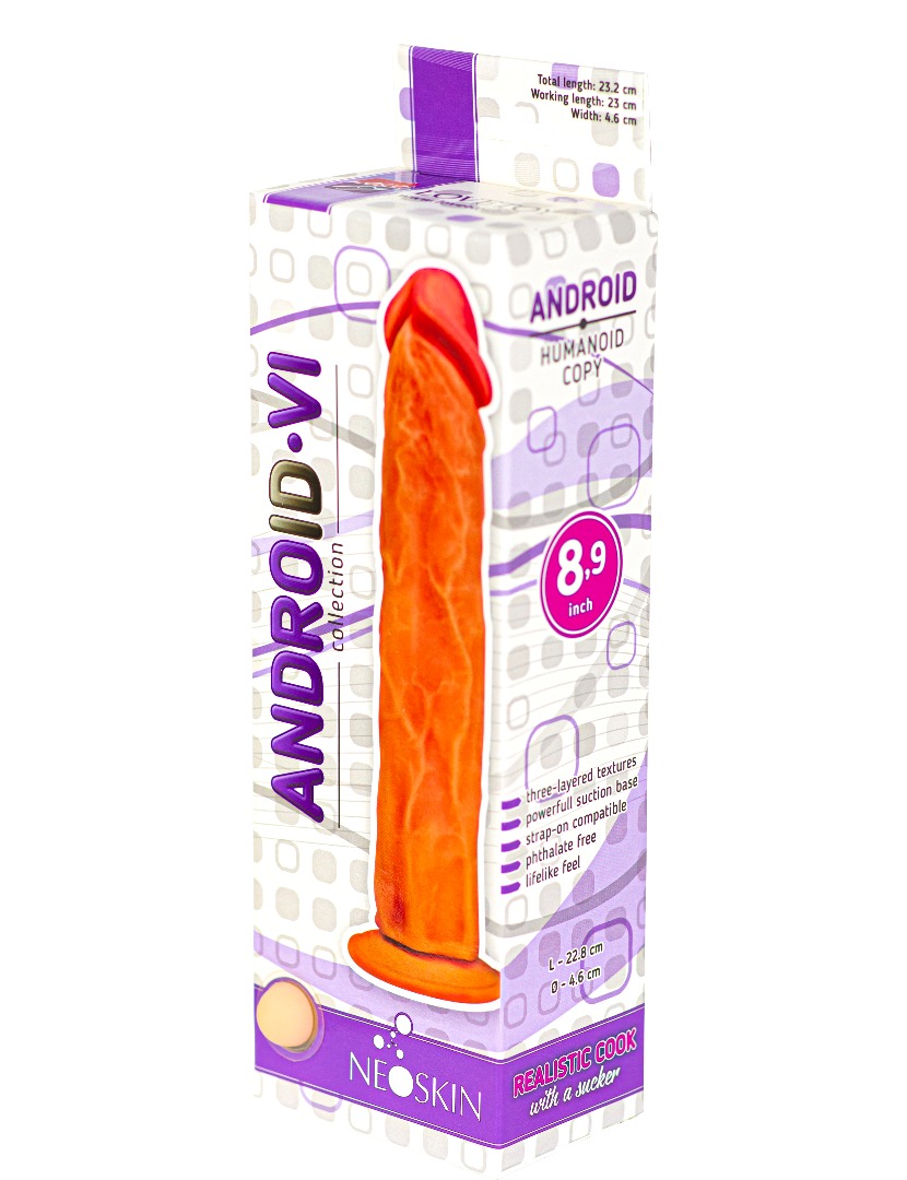 фаллоимитатор на присоске android collection-vi 8.9" 553403ru в Воронеже