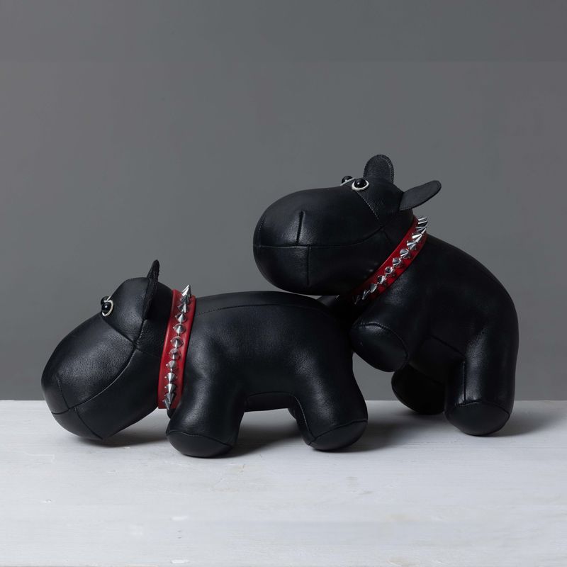 бегемот из натуральной кожи,черный в Воронеже