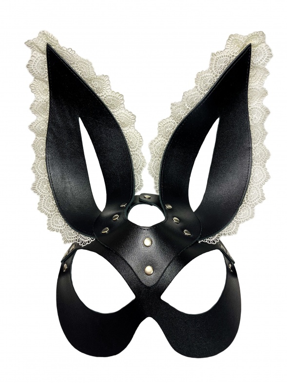 маска зайца с белым кружевом 68016ars в Воронеже