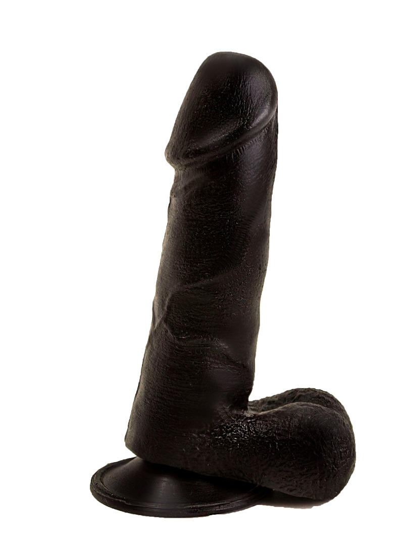 фаллоимитатор на присоске черный 401700ru в Воронеже
