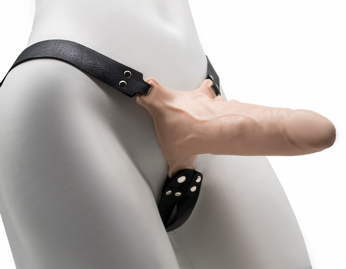 фаллоимитатор поясной пустотелый с бандажом 7403/3ru в Воронеже