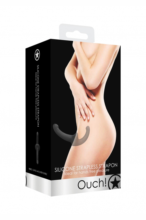 Безремневой страпон Silicone Strapless Strapon
