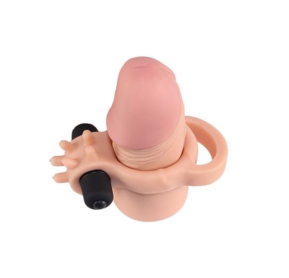 насадка на член lovetoy pleasure x-tender 7 inch, с вибрацией в Воронеже