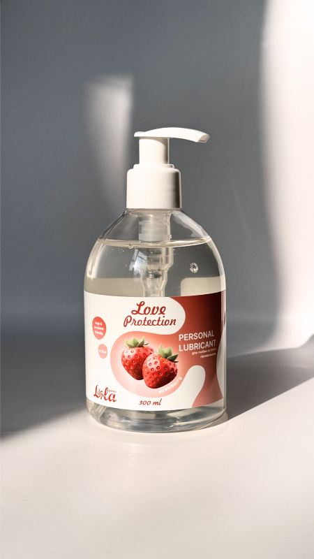 лубрикант на водной основе lola games love protection strawberry 300ml 1831-02lola в Воронеже