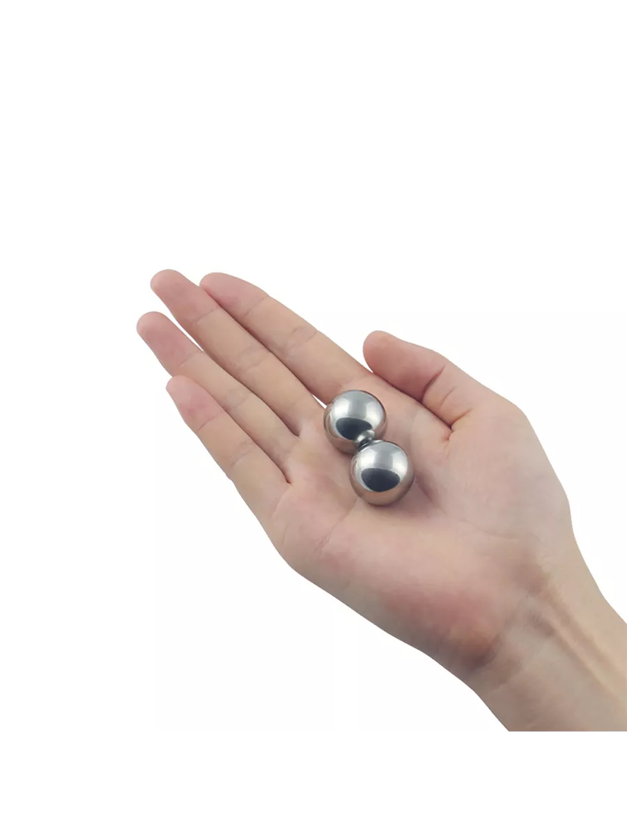 вагинальные шарики lovetoy passion dual balls, серебристый в Воронеже