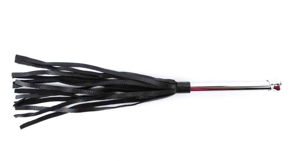 плетка черная с металлической ручкой 54015ars в Воронеже