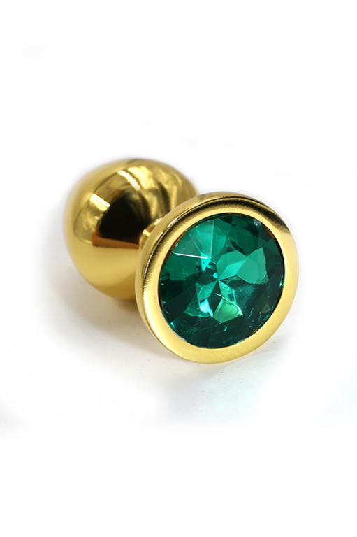 Анальная пробка из аллюминия dark green