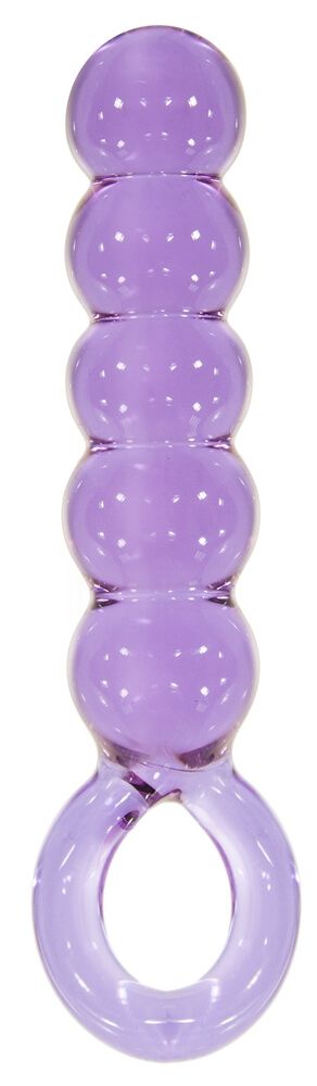 стимулятор стеклянный с кольцом arno 085p, фиолетовый в Воронеже