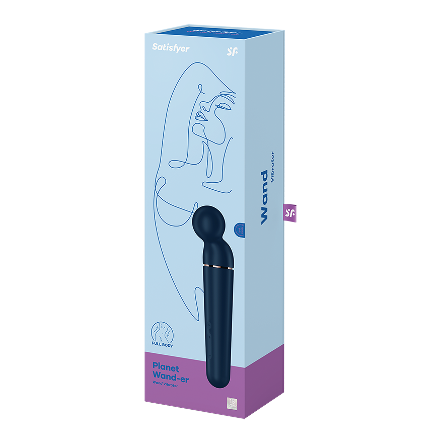 вибромассажер satisfyer planet wand-er blue + rosegold 018560sa в Воронеже