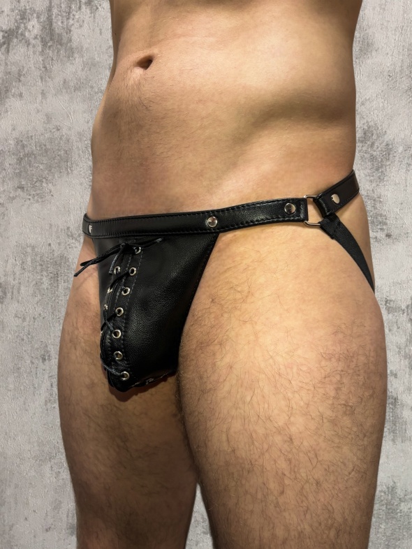 Эротическое кожаные мужские трусы со шнуровкой boys arsenal 52037ars в Воронеже