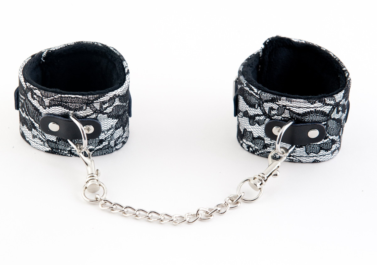 кружевные поножи toyfa marcus, серебристый, 46 см. в Воронеже