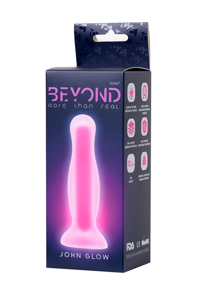 анальная втулка beyond by toyfa john glow, 12,5 см в Воронеже