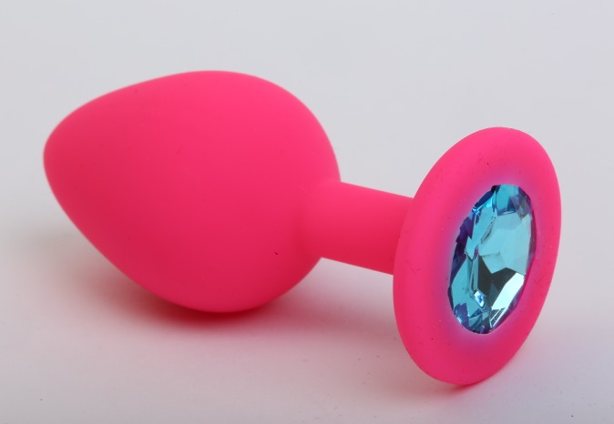 пробка силиконовая розовая с голубым стразом 7,1х2,8 47405-mm в Воронеже