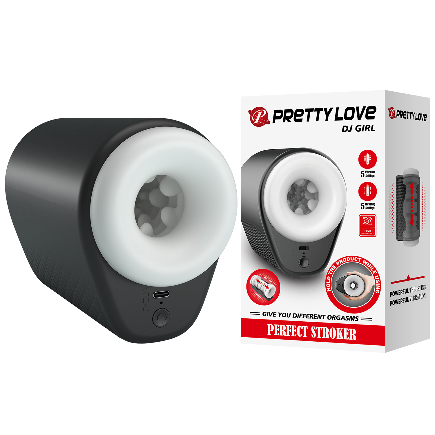 мастурбатор с вибрацией pretty love dj girl bm-00900t92 в Воронеже