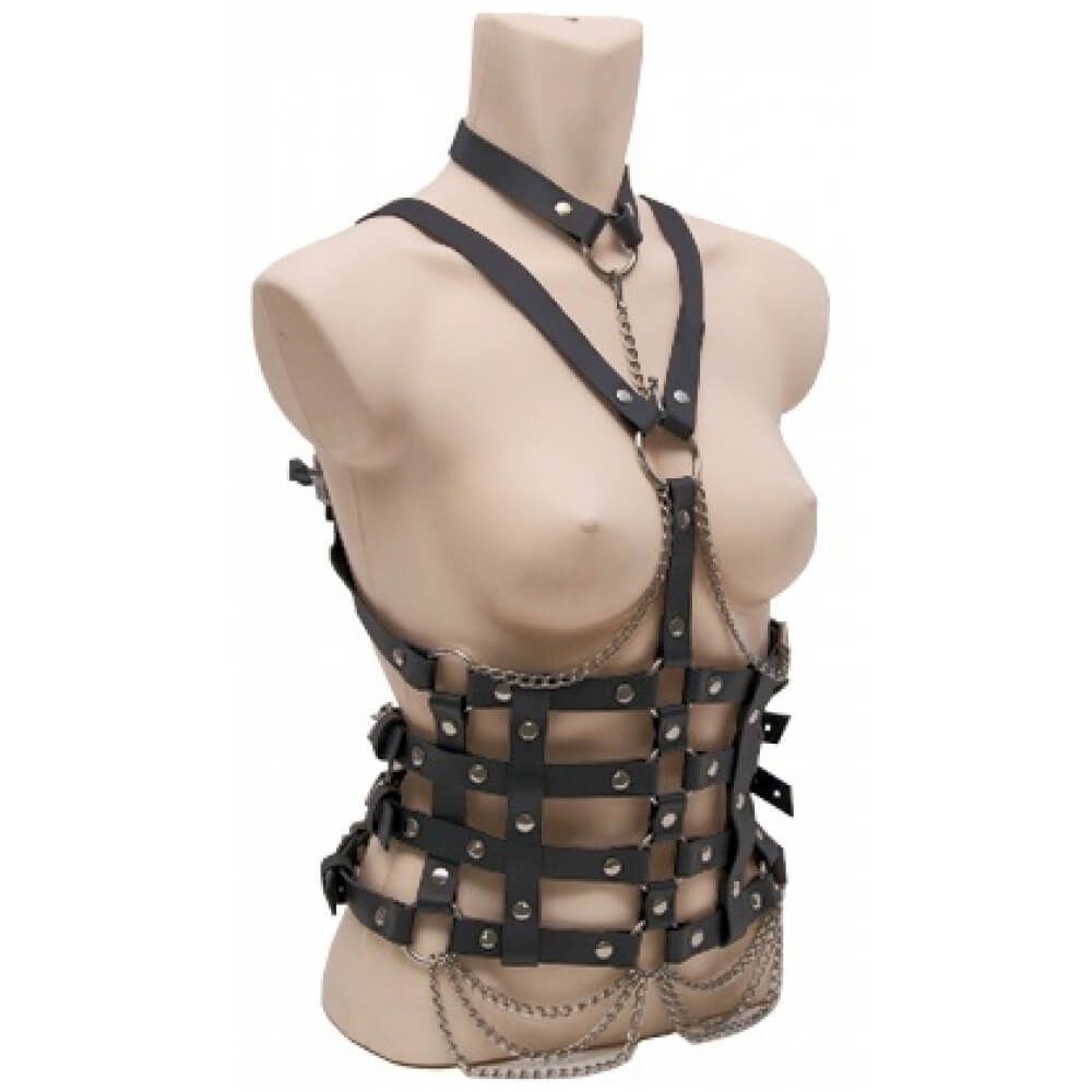 Бондажный комплект женский Lapin Rose Миссис Грей, S-M