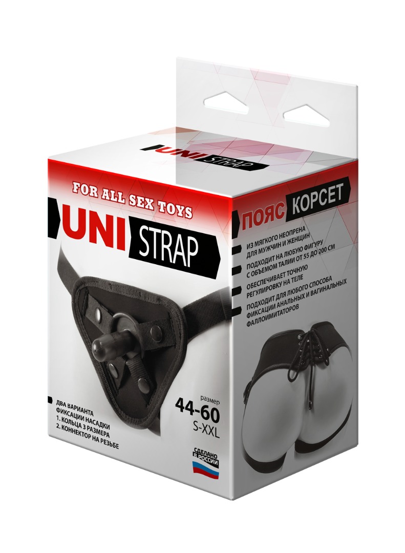 трусики harness uni strap с корсетом 070003ru в Воронеже