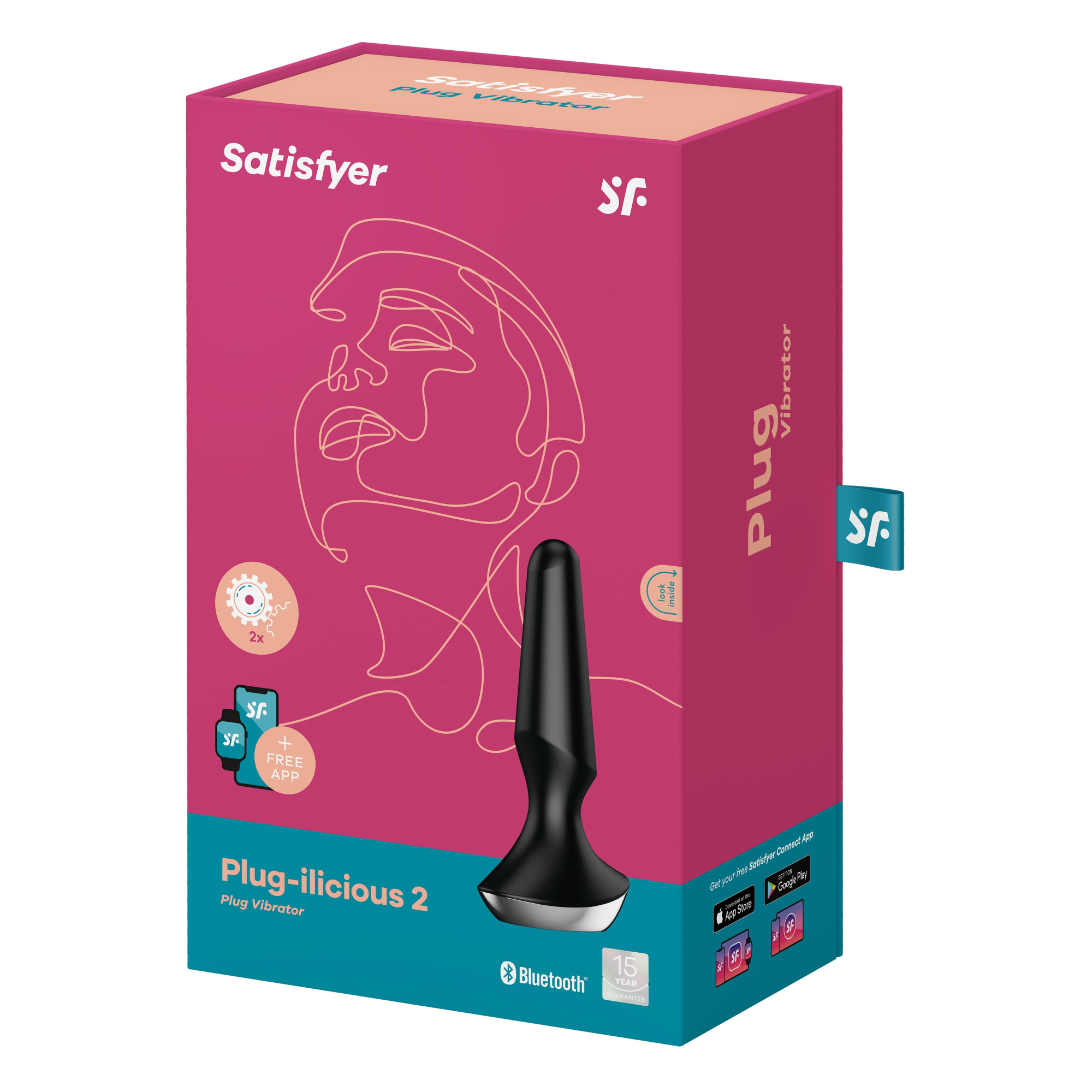 Анальная пробка с вибрацией Satisfyer Plug Ilicious 2 (черный)