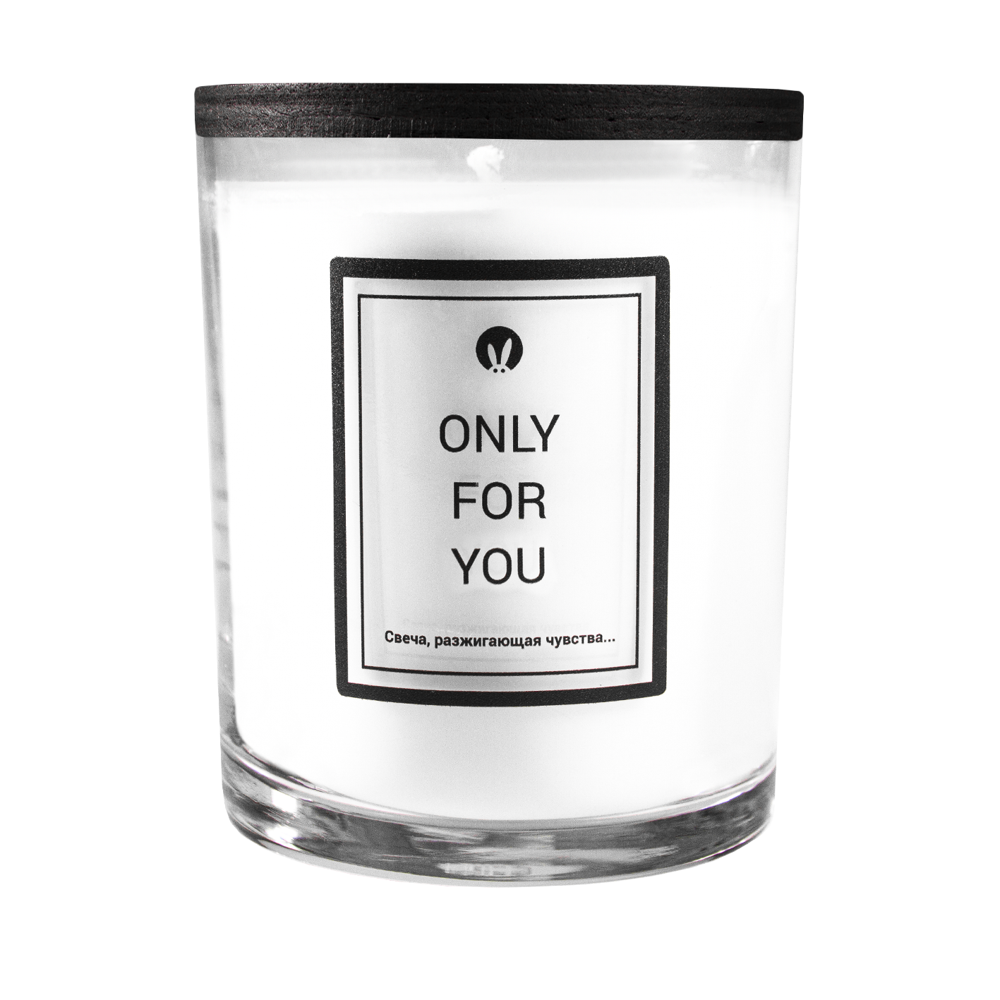 свеча pinkrabbit в стакане only for you в Воронеже