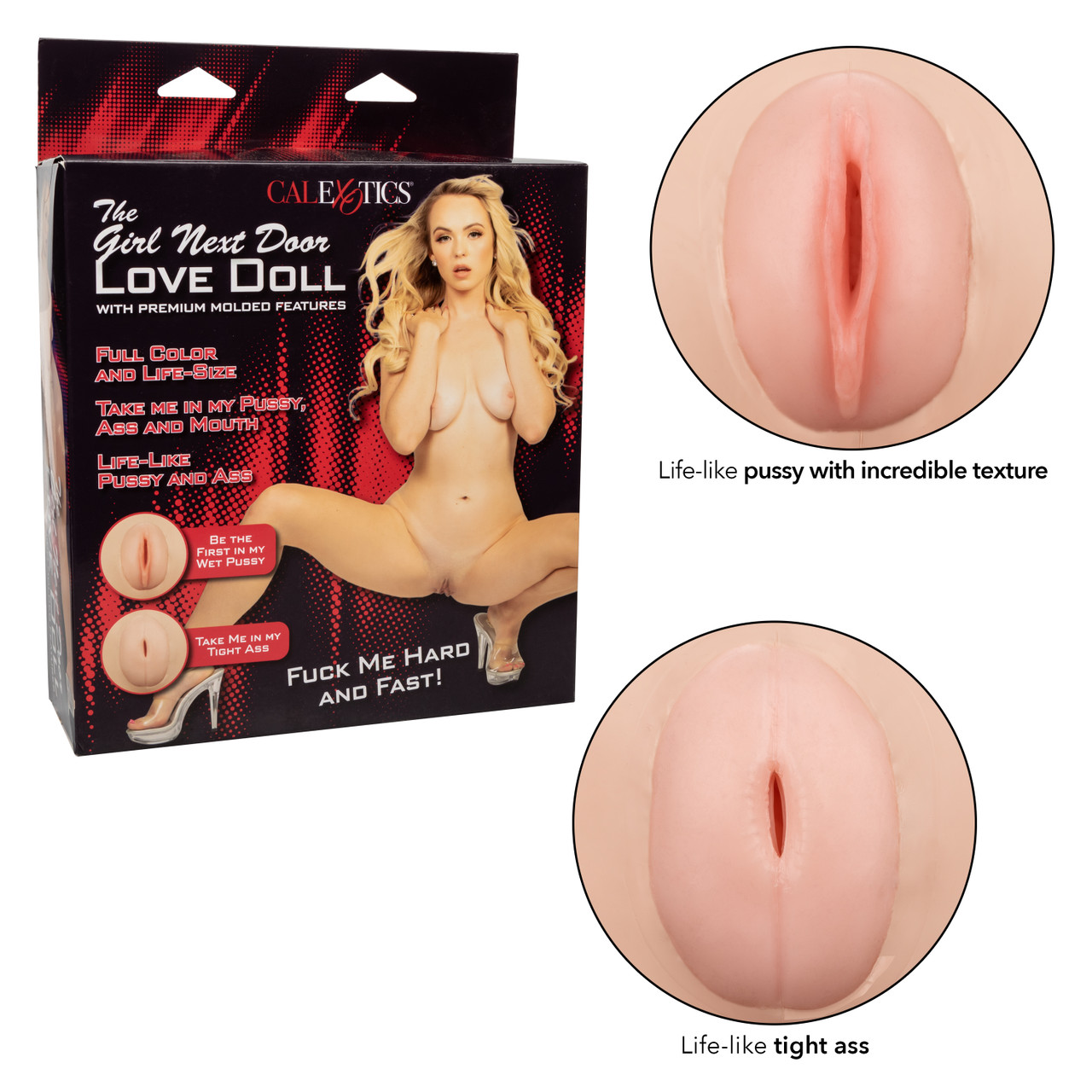 надувная кукла с мастурбтором в форме вагины и ануса  next door love doll в Воронеже