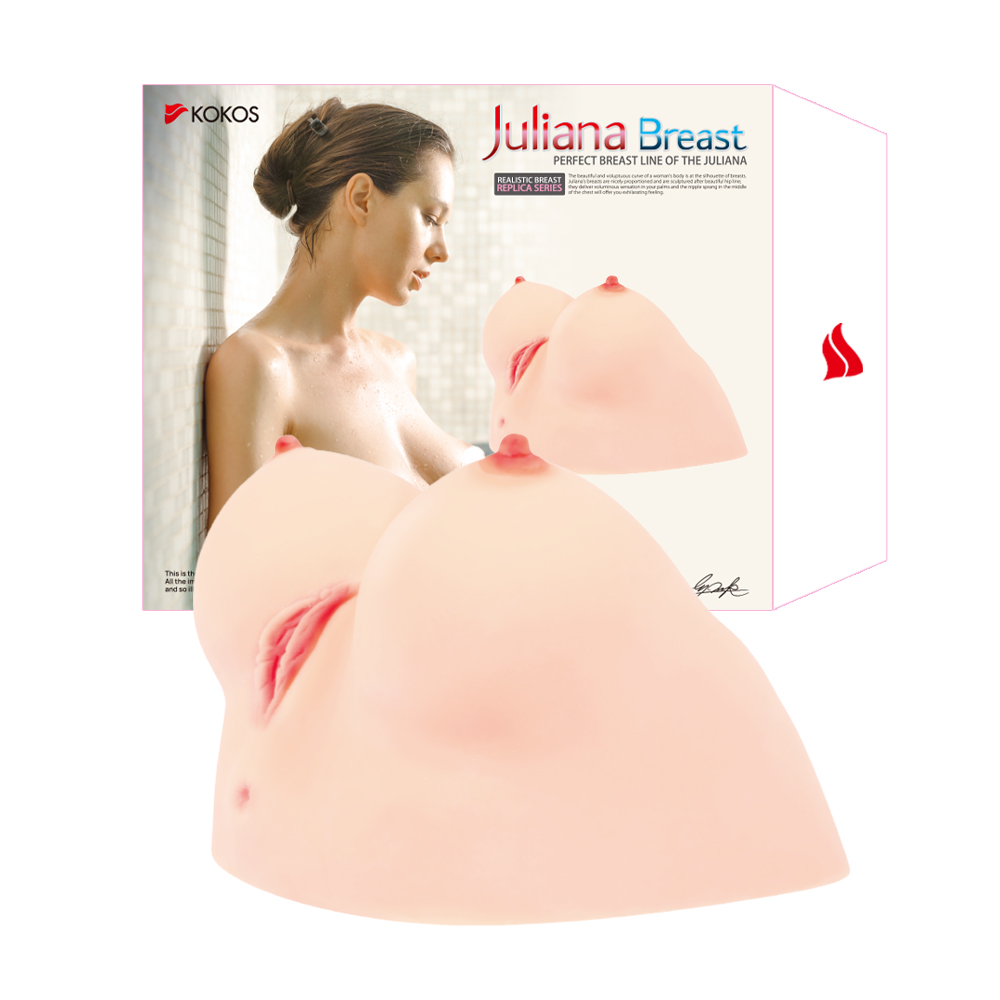 Мастурбатор торс Juliana Breast телесный с грудью KOKOS M01-002-01