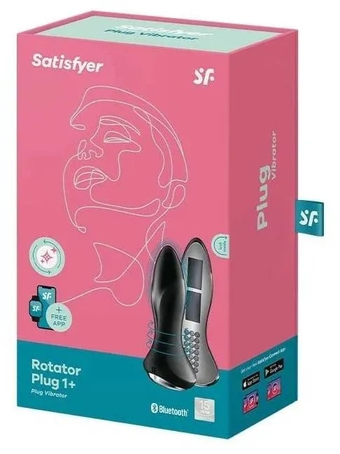 анальная пробка с вибрацией satisfyer rotator plug 1+ black 003153sa в Воронеже