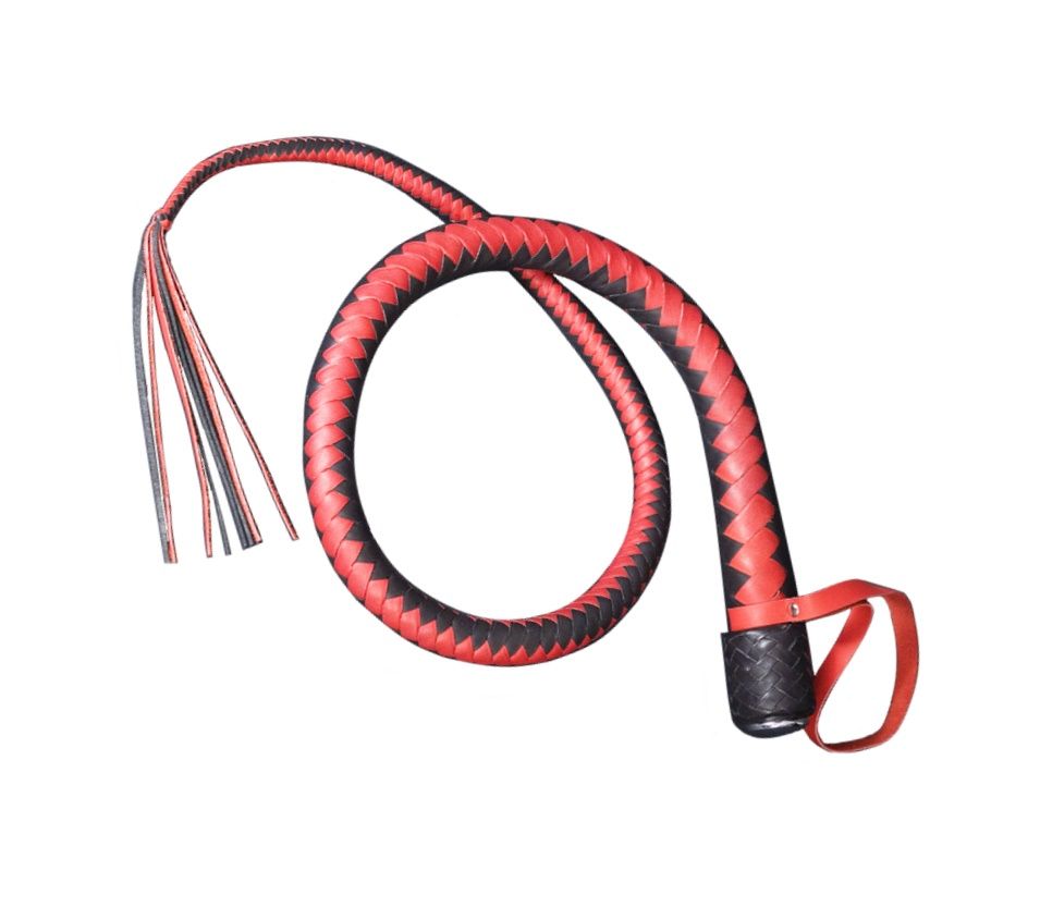 кнут короткий beastly ответный выпад, 110 см, черно-красный в Воронеже