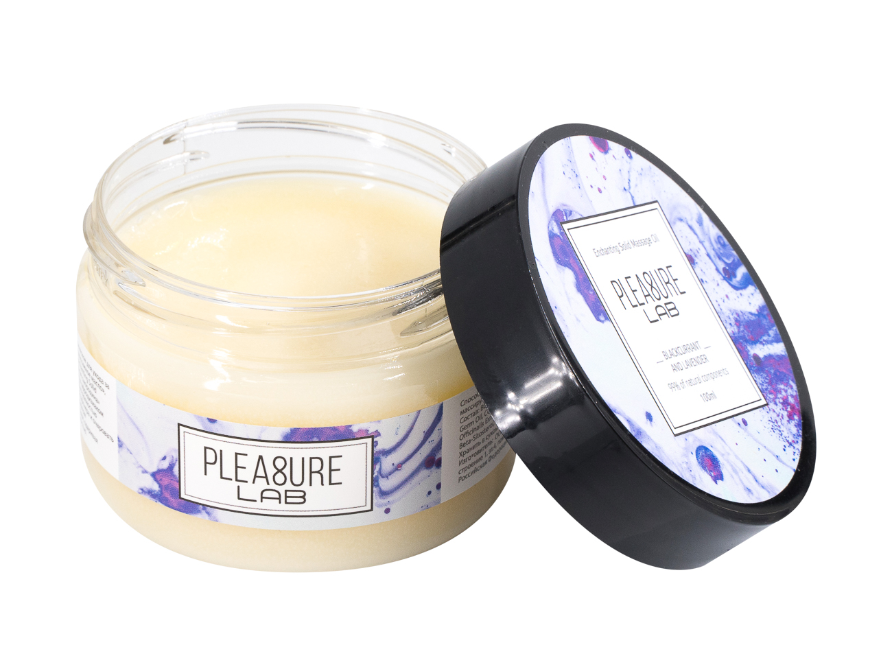 твердое массажное масло pleasure lab enchanting черная смородина и лаванда 100 мл 1033-02lab в Воронеже