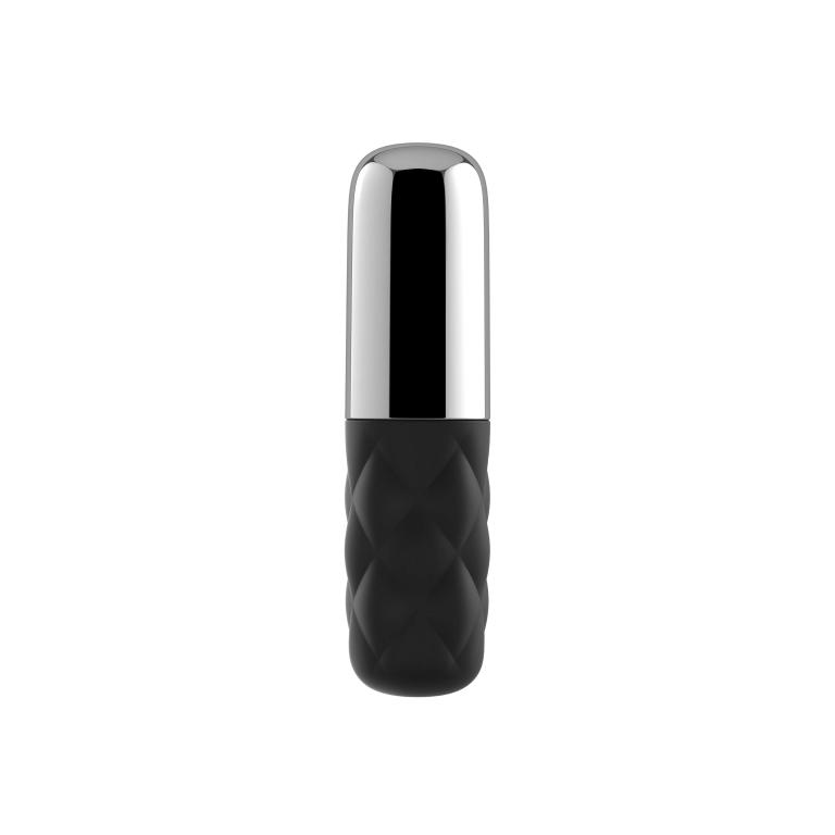 мини вибромассажер satisfyer mini sparkling darling (черно-серебристый) в Воронеже