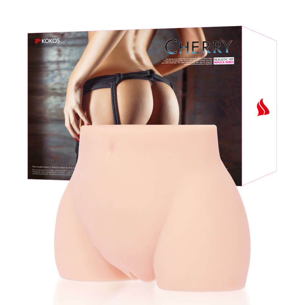 мастурбатор-торс real hips cherry телесный с двумя каналами kokos m10-03-21 в Воронеже