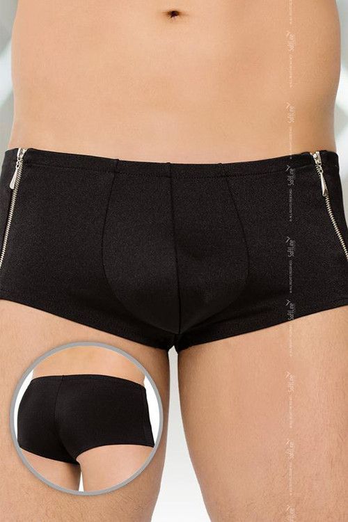 Эротическое трусы-шорты мужские softline, черные в Воронеже