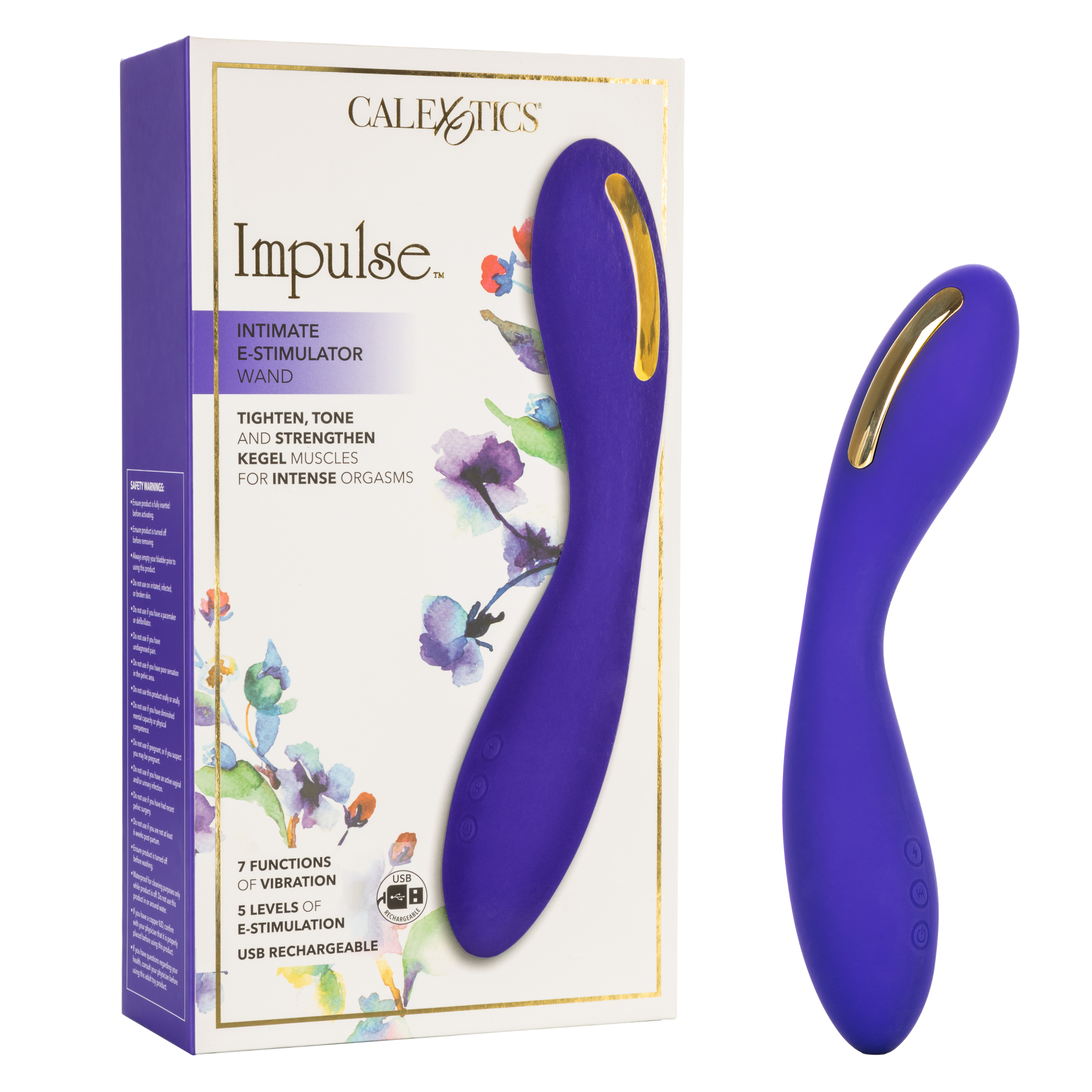 Вибромассажер с электростимуляцией Impulse Intimate E-Stimulator Wand