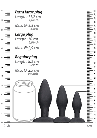 набор анальных пробок apex butt plug set в Воронеже