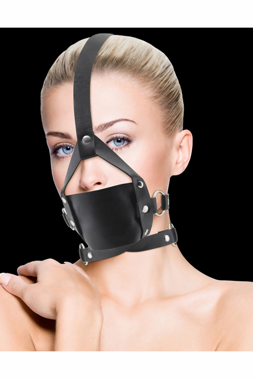 кляп в виде намордника leather mouth gag в Воронеже