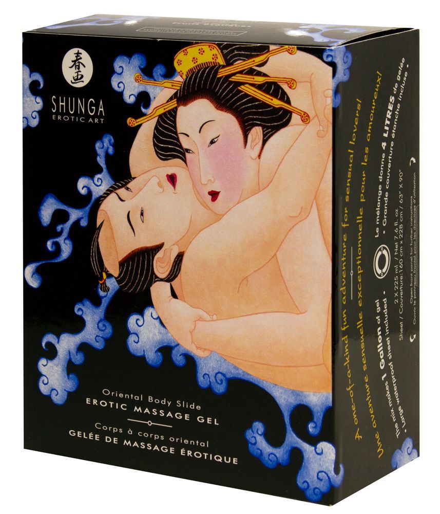 Набор для восточного массажа Shunga Erotic Massage Gel, набор, 2 х 250 мл
