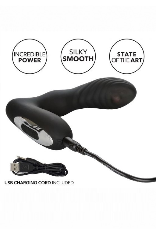 перезаряжаемый силиконовый массажер простаты roller ball probe с функцией "вращающийся шарик" в Воронеже