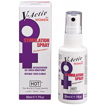 Спрей HOT V-Active, стимулирующий для женщин, 50 мл