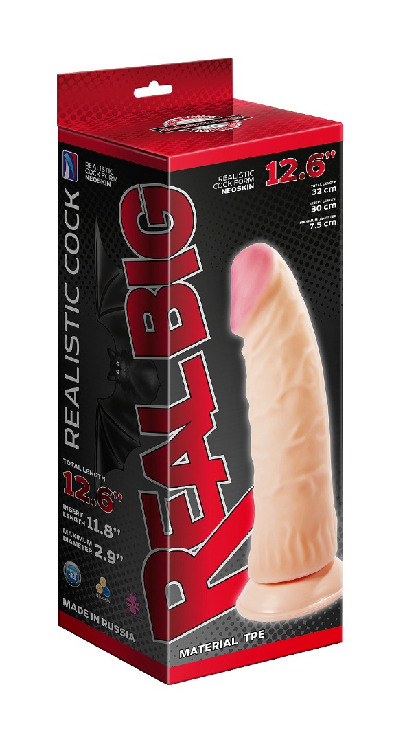 реалистичный фаллоимитатор супергигант с присоской в коробке 950203ru в Воронеже