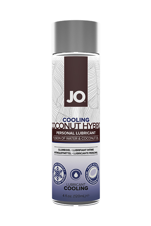Водно-кокосовый гель с охлаждающим эффектом / JO Lubricant Coco-Hybrid Cooling 4 oz - 120мл.