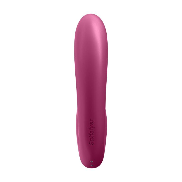 вибратор с вакуумным стимулятором satisfyer sunray с фиксацией формы (ягодный) в Воронеже