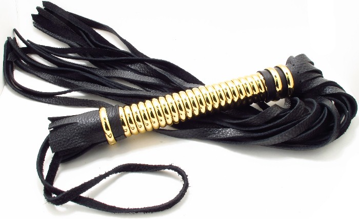 плетка  из натуральной кожи золото 54011ars в Воронеже
