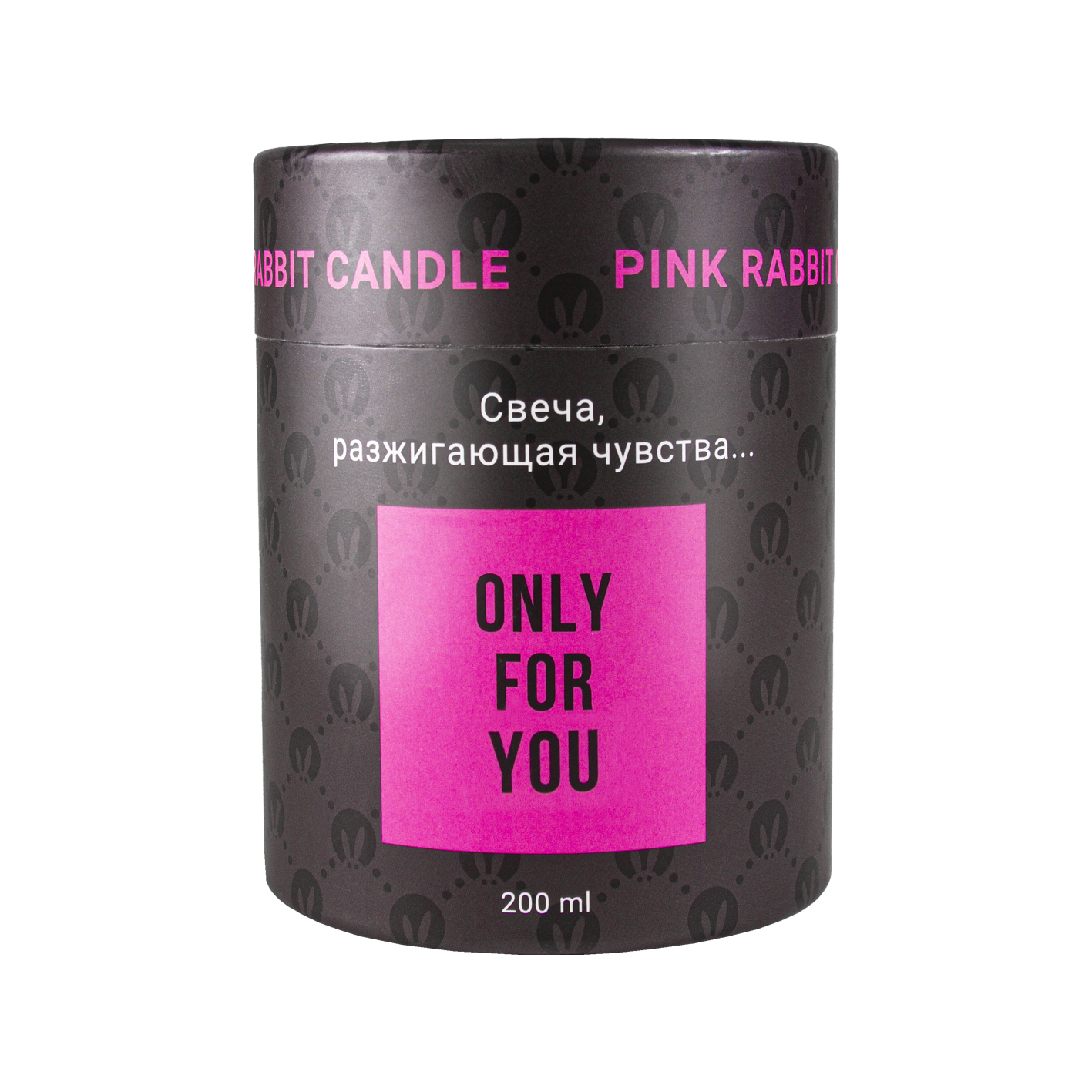 свеча pinkrabbit в стакане only for you в Воронеже