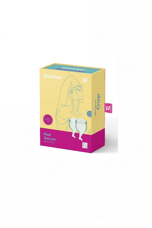 Набор менструальных чаш Satisfyer Feel secure Menstrual Cup (light green)