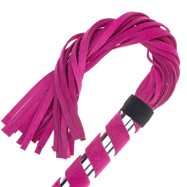 флоггер замшевый, рукоятка серпантин, хвосты 30 см в Воронеже