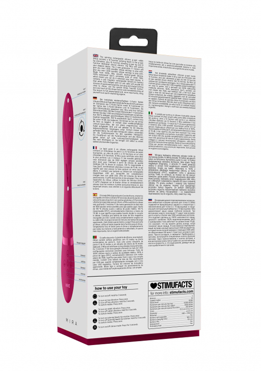 вибромассажер кролик mira с функциями "ротация" и "мгновенный оргазм" в Воронеже