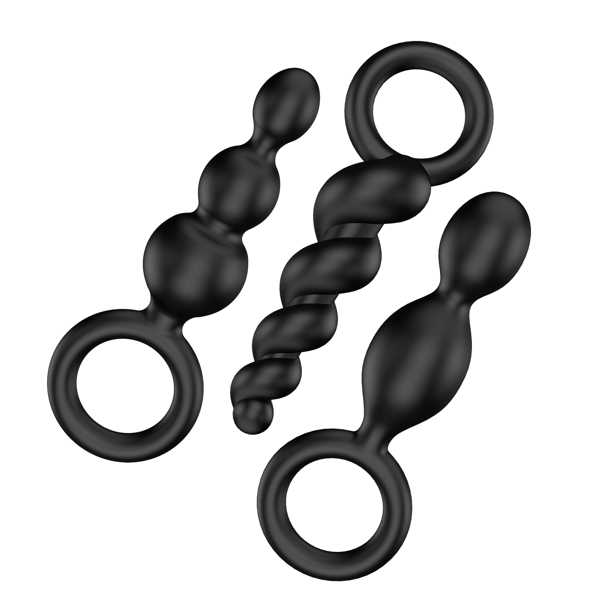 Комплект Анальных Стимуляторов Satisfyer Black 000756SA