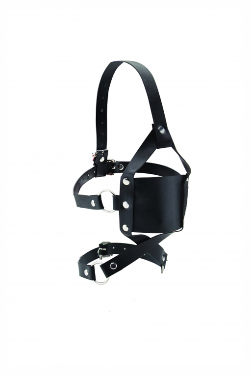 кляп в виде намордника leather mouth gag в Воронеже