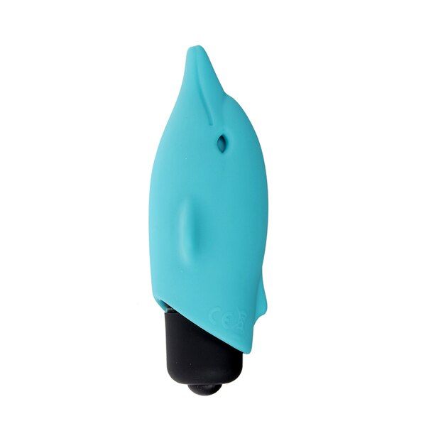 вибропуля adrien lastic flippy pocket vibe dolphin, голубая в Воронеже