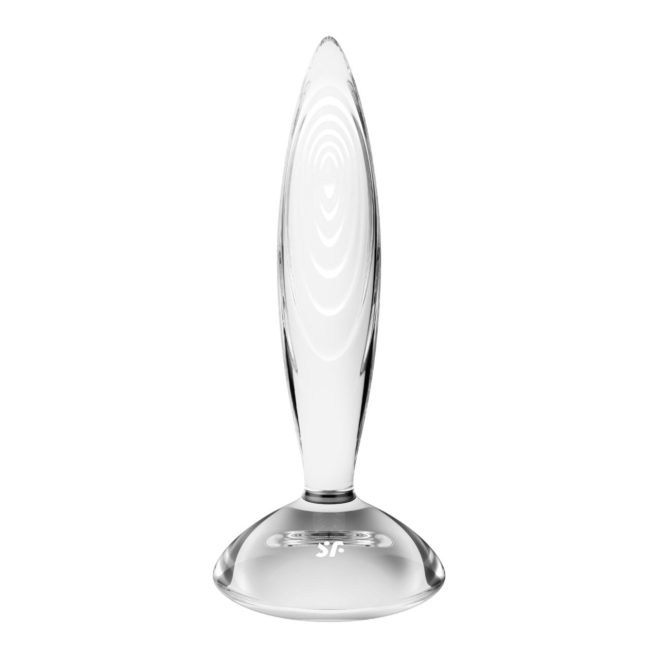 стеклянный фаллоимитатор satisfyer sparkling crystal (прозрачный) в Воронеже